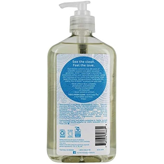 ECOS - ECOS HYPOALLERGENIC HAND SOAP FREE & CLEAR - 17 FL. OZ. - Image 2